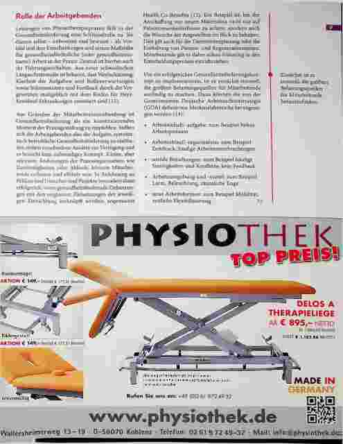 Vorschauseite 3: Sich selbst in den Blick nehmen - Physiotherapeutinnen gesund (im Beruf) halten