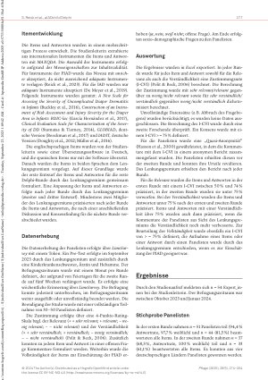 Vorschauseite 4: Entwicklung von Items zur Einschätzung der pädiatrischen Inkontinenz-assoziierten Dermatitis in deutscher Sprache