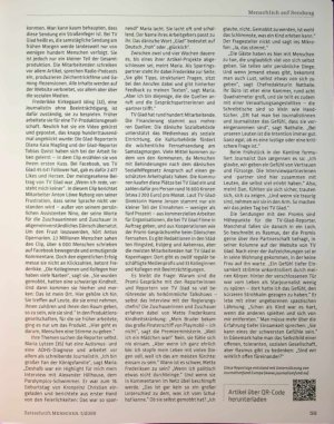 Vorschauseite 6: Menschlich auf Sendung