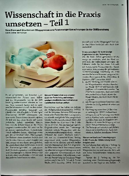 Vorschauseite 1: Wissenschaft in die Praxis umsetzen - Teil 1