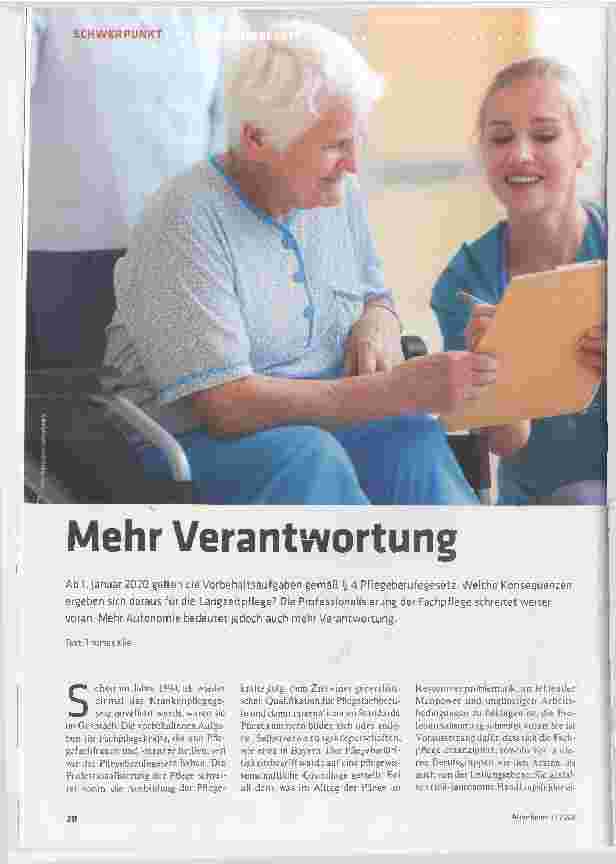 Vorschauseite 1: Mehr Verantwortung