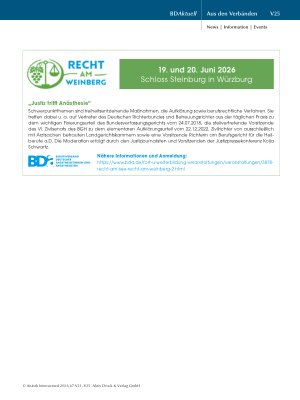 Vorschauseite 5: BDAktuell Kammergericht Berlin: Kooperation Gemeinschaftspraxis und Klinik – keine vorsorgliche Abführung von Sozialversicherungsbeiträgen und Lohnsteuer