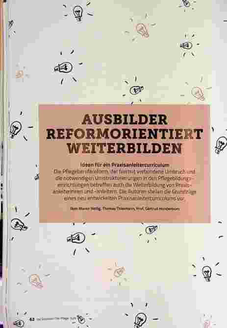 Vorschauseite 1: AUSBILDER REFORMORIENTIERT WEITERBILDEN