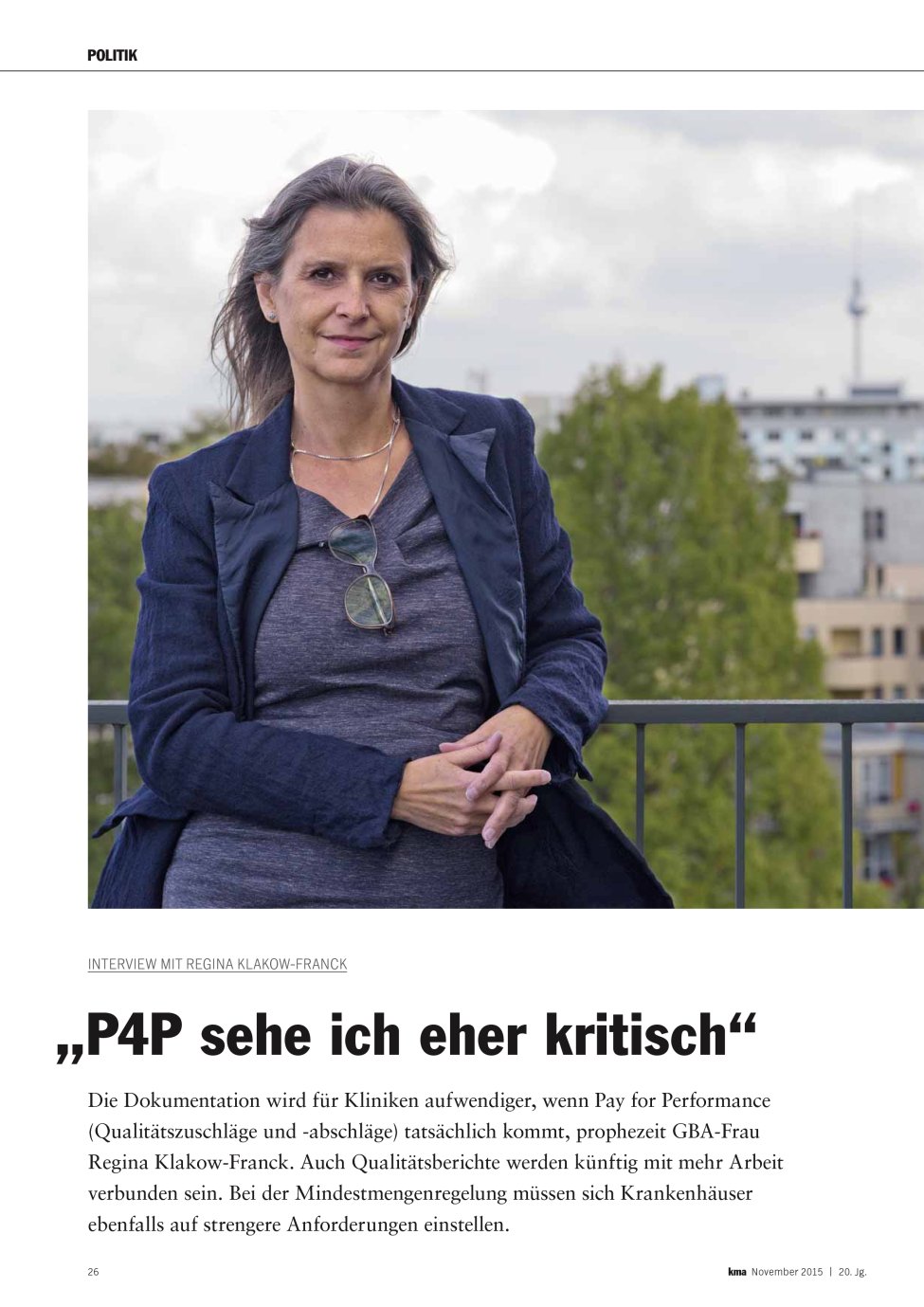 Vorschauseite 1: ?P4P sehe ich eher kritisch?