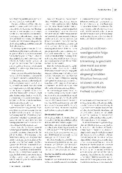 Vorschauseite 2: Mentale Gesundheit stärken, Krisen verhindern. Die Nationale Suizidpräventionsstrategie NaSuPS.