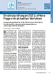 Vorschauseite 1: Strukturprüfungen 2021: offene Fragen im aktuellen Verfahren