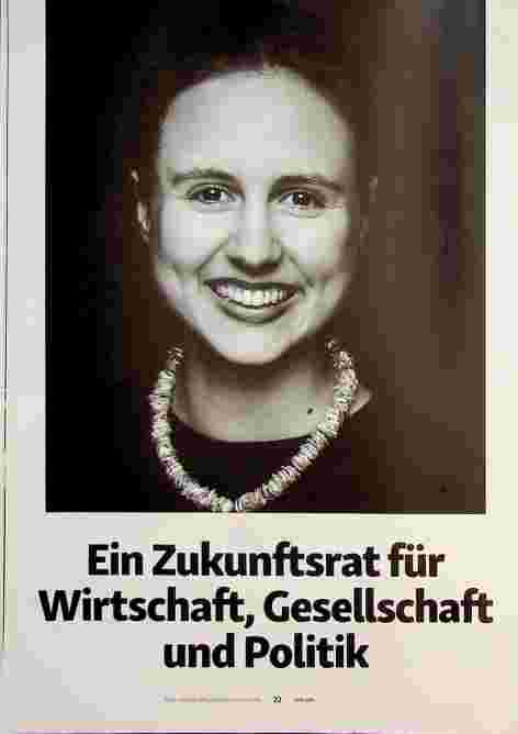 Vorschauseite 1: Ein Zukunftsrat für Wirtschaft, Gesellschaft und Politik