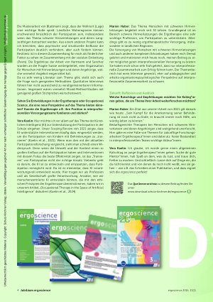 Vorschauseite 4: Happa Birthday Zwei Jahrzehnte Evidenz – 20 Jahre ergoscience!