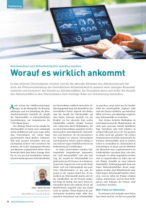 Vorschauseite 1: Arbeitsschutz und Sicherheitskultur messbar machen Worauf es wirklich ankommt