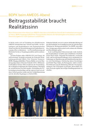 Vorschauseite 2: Quo vadis, Rehabilitation? Beitragsstabilität braucht Realitätssinn
