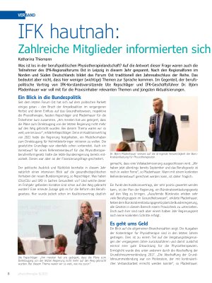 Vorschauseite 1: IFK hautnah: Zahlreiche Mitglieder informierten sich