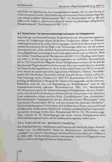 Vorschauseite 6: Sehmerz® Erfassung bei extrem unreifen Frühgeborenen