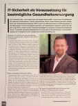 Vorschauseite 1: IT-Sicherheit als Voraussetzung für bestmögliche Gesundheitsversorgung