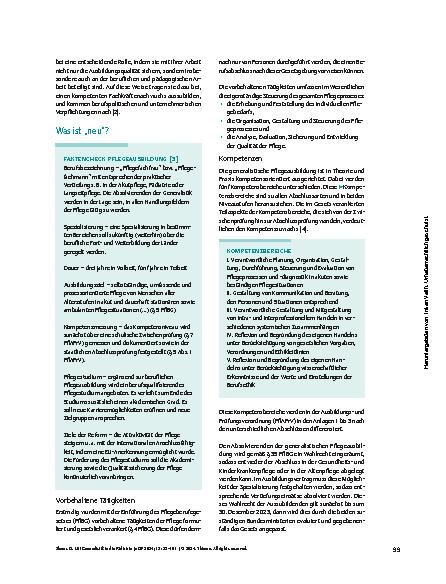 Vorschauseite 2: Mit Generalistik in die Pädiatrie