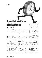 Vorschauseite 1: Sportlich aktiv im Biorhythmus