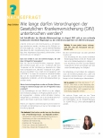 Vorschauseite 1: Wie lange dürfen Verordnungen der Gesetzlichen Krankenversicherung (GKV) unterbrochen werden?