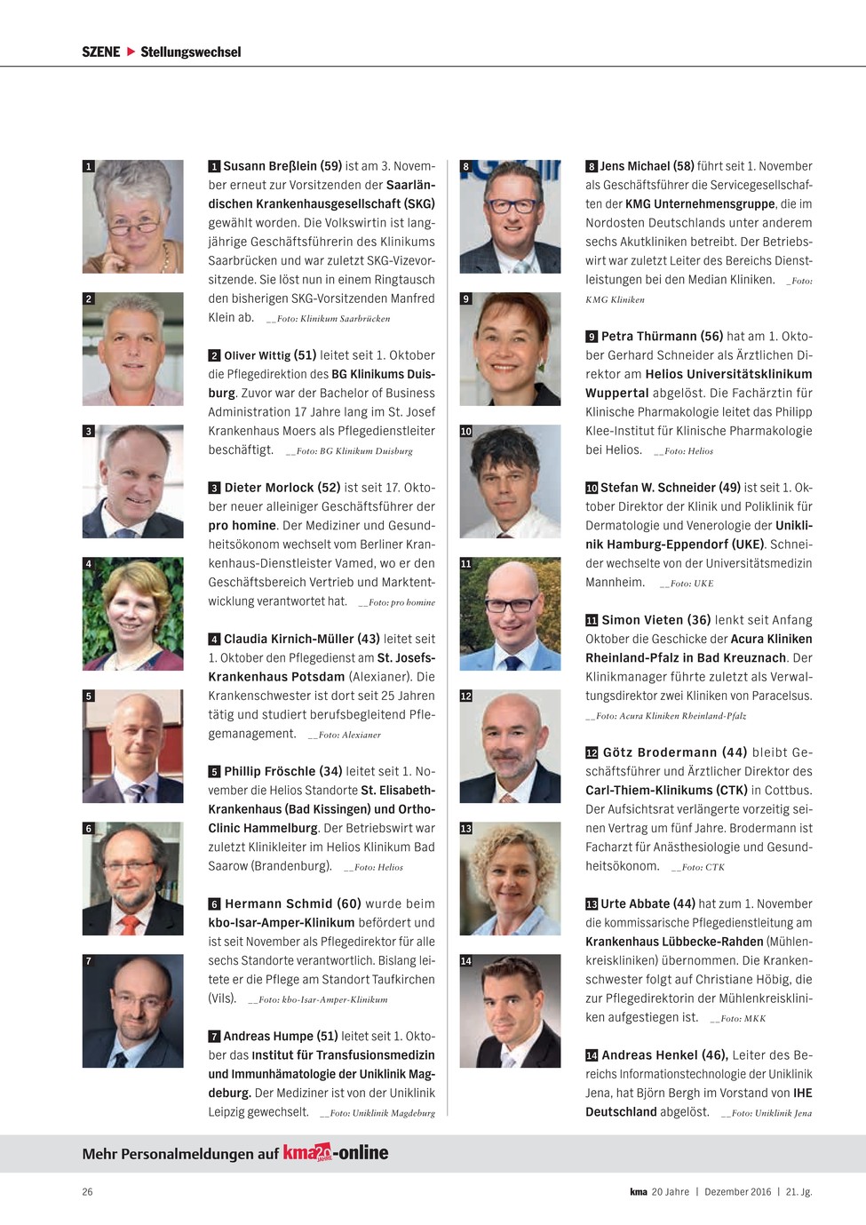 Vorschauseite 1: Stellungswechsel