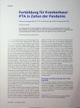 Vorschauseite 1: Fortbildung für Krankenhaus-PTA in Zeiten der Pandemie
