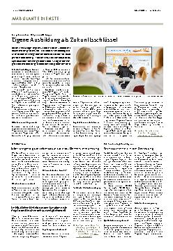 Vorschauseite 1: Eigene Ausbildung als Zukunftsschlüssel