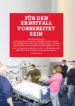 Vorschauseite 1: FÜR DEN ERNSTFALL VORBEREITET SEIN