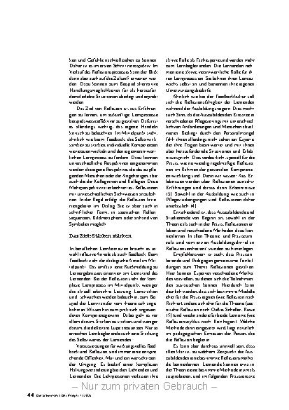 Vorschauseite 3: Feedback und Reflexion – die Kombination macht’s