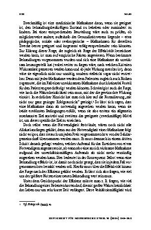 Vorschauseite 4: Der Begriff der Notwendigkeit und die Frage nach der gerechten Allokation in der Medizin