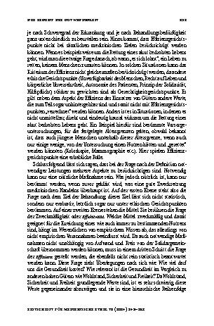 Vorschauseite 5: Der Begriff der Notwendigkeit und die Frage nach der gerechten Allokation in der Medizin