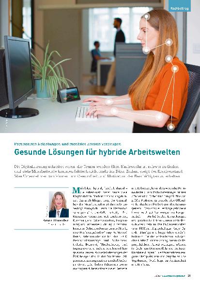 Vorschauseite 1: Gesunde Lösungen für hybride Arbeitswelten