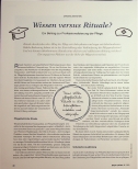 Vorschauseite 1: Wissen versus Rituale? Ein Beitrag zur Professionalisierung der Pflege