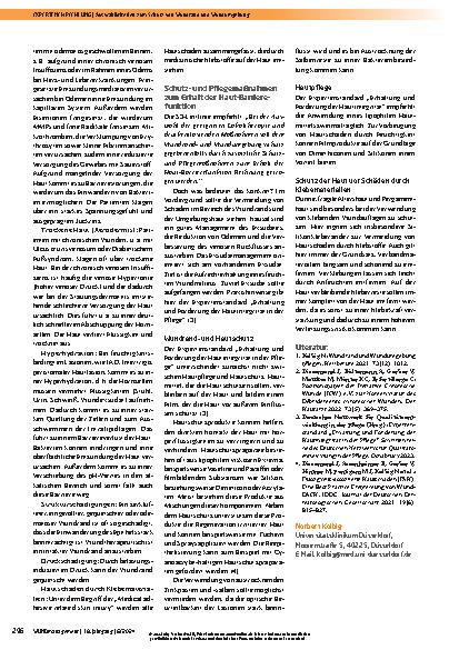 Vorschauseite 2: Auswahlkriterien zum Schutz von Wundrand und Wundumgebung – eine Entscheidungshilfe auf der Basis einer Expertenempfehlung
