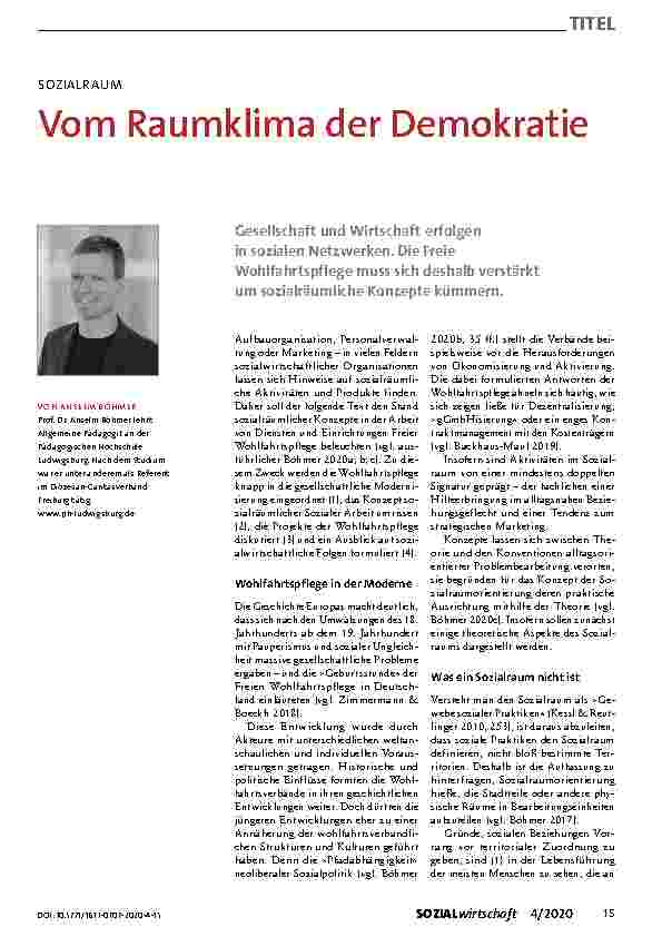Vorschauseite 1: Vom Raumklima der Demokratie