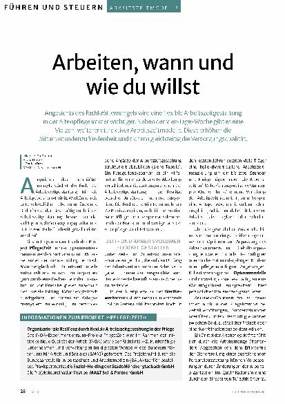 Vorschauseite 1: Arbeiten, wann und wie du willst.