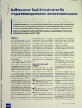 Vorschauseite 1: Aufbau einer Tool-Infrastruktur für Projektmanagement in der Krankenhaus-IT