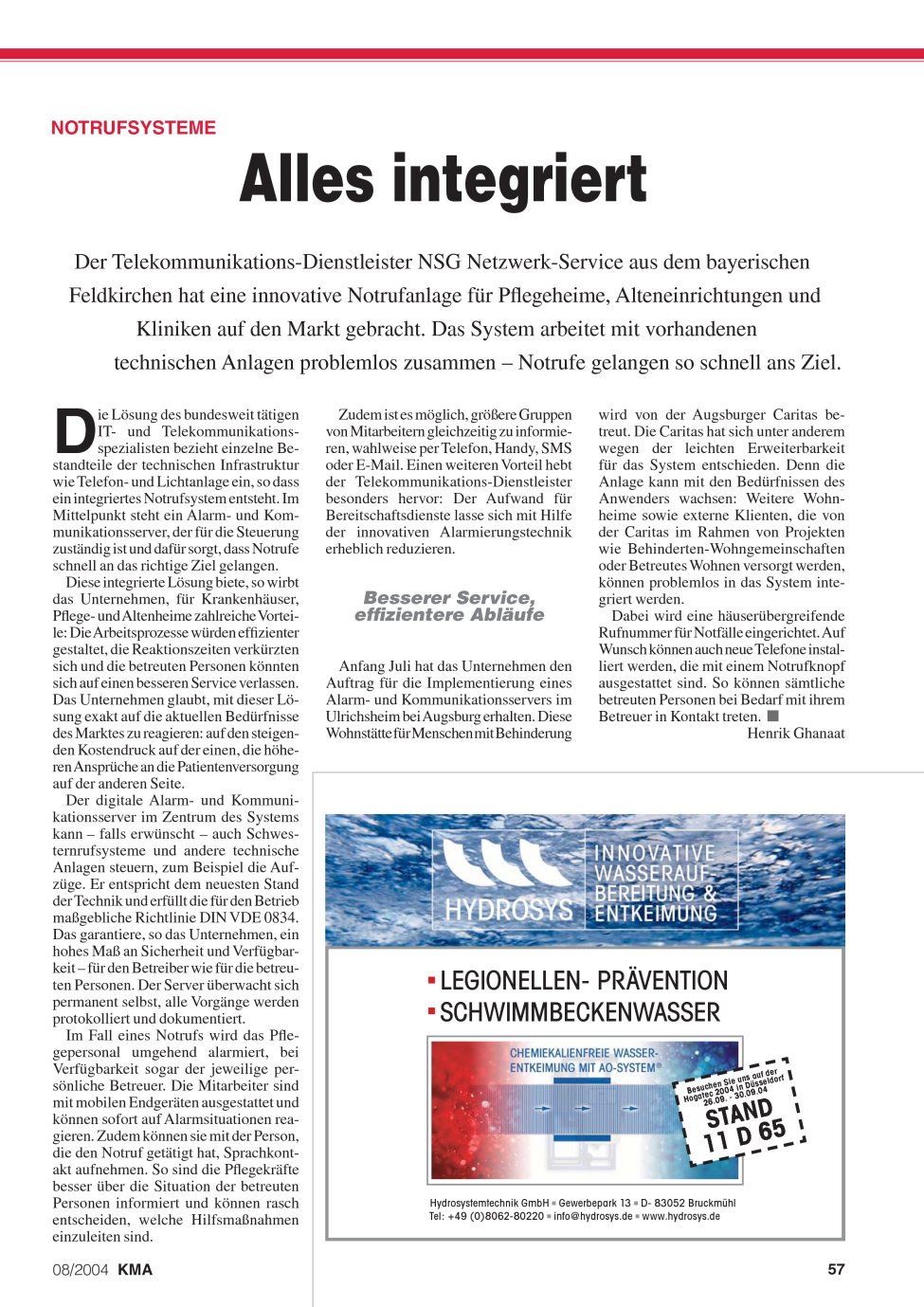 Vorschauseite 1: Alles integriert