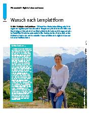 Vorschauseite 1: Wunsch nach Lernplattform
