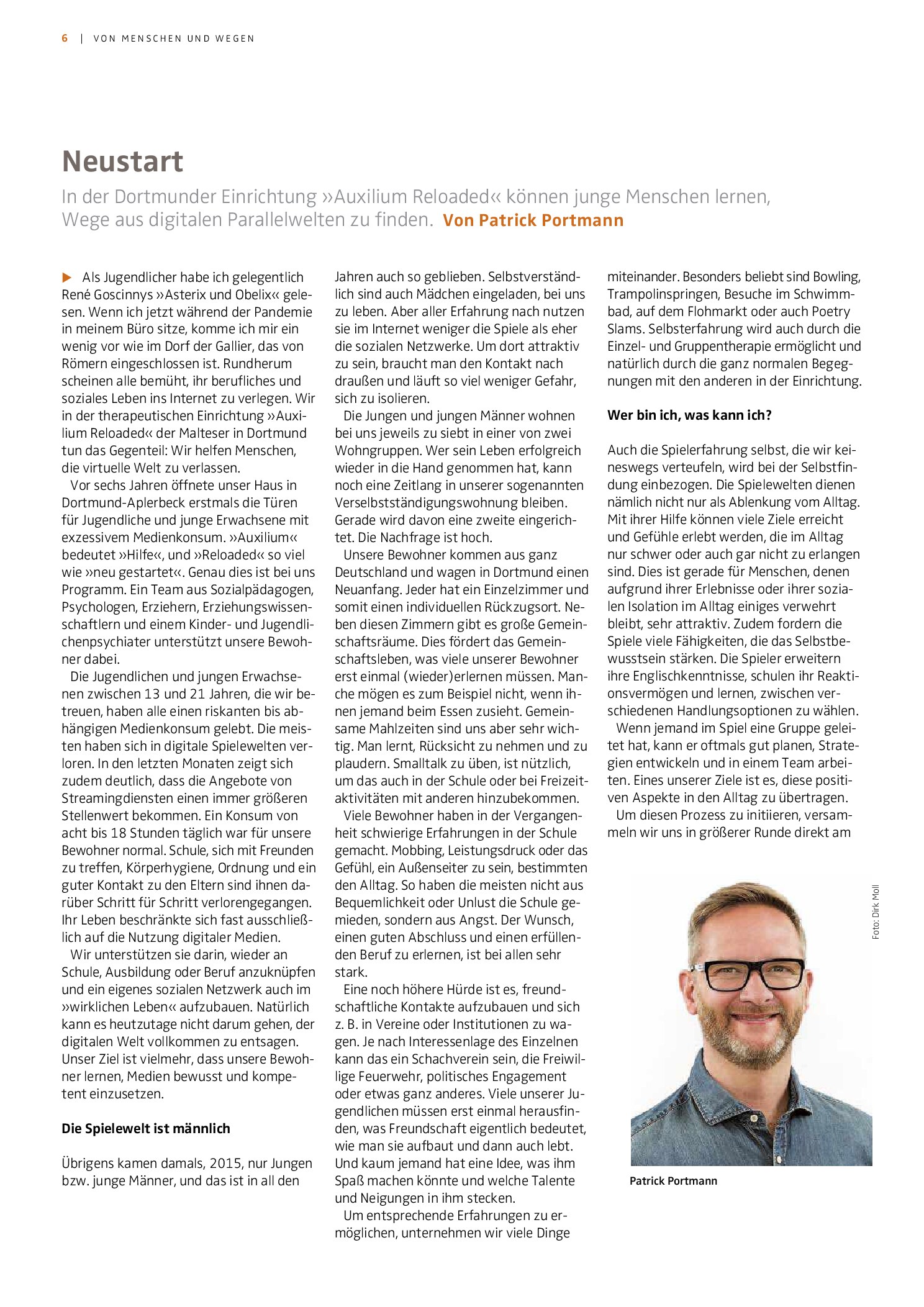 Vorschauseite 1: Neustart