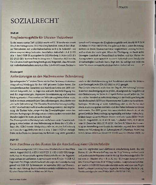 Vorschauseite 1: Sozialrecht