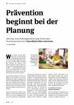 Vorschauseite 1: Prävention beginnt bei der Planung