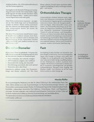 Vorschauseite 4: Erschöpfung ist (k)ein Rätsel Eine Frage der Zusammenhänge