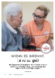 Vorschauseite 1: Wenn es brennt, ist es zu spät.