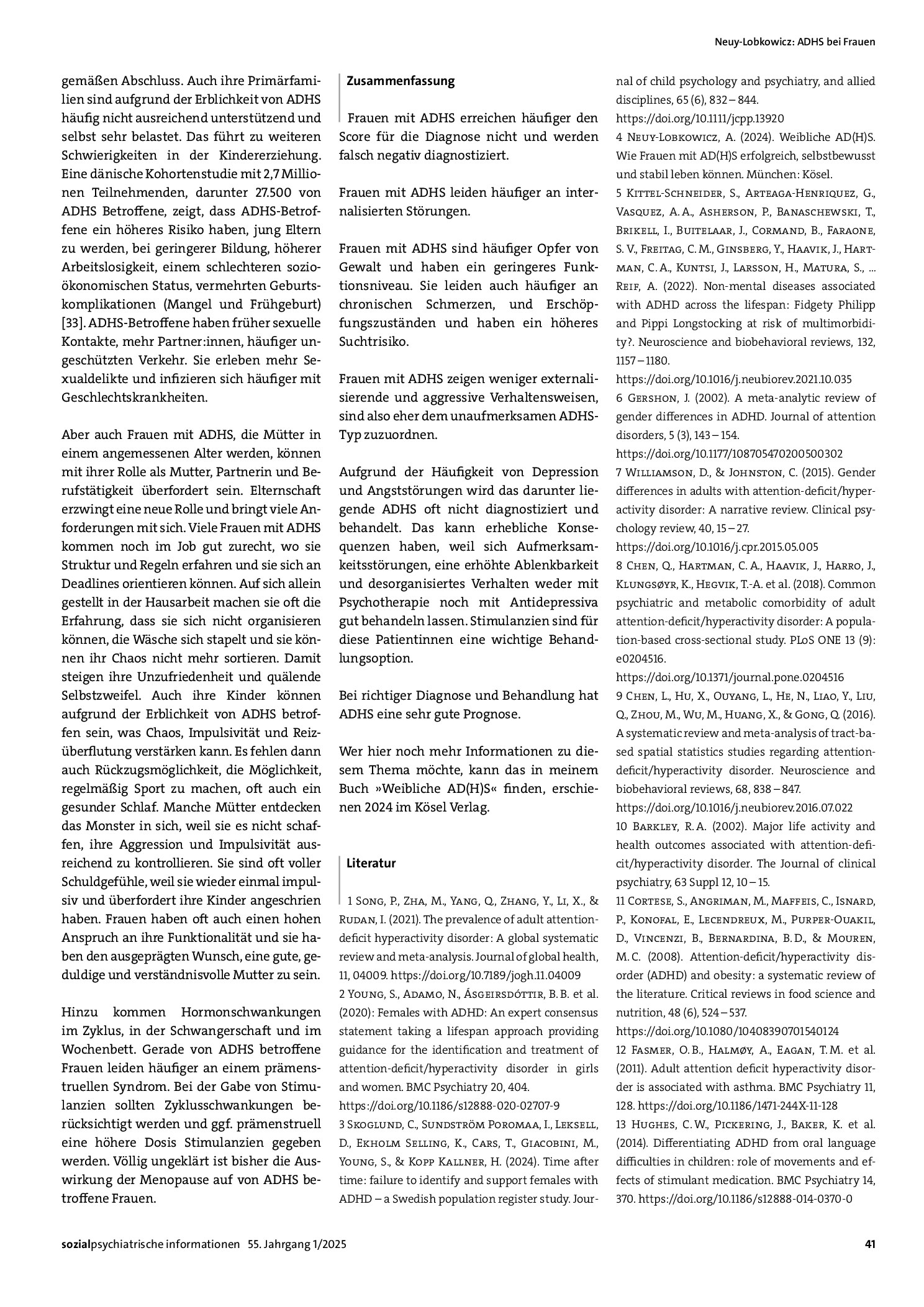 Vorschauseite 5: ADHS bei Frauen