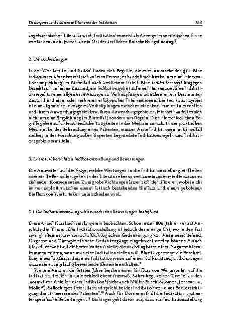 Vorschauseite 3: Deskriptive und evaluative Elemente der Indikation