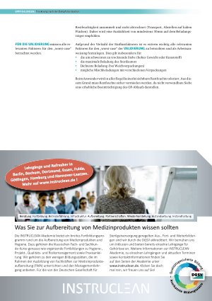 Vorschauseite 3: Trocknung nach der Dampfsterilisation