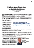 Vorschauseite 1: Die Krone der Schöpfung und das Animalische