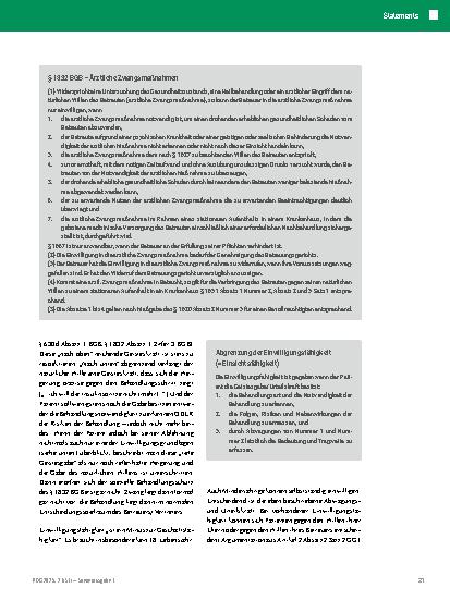 Vorschauseite 2: Juristische Perspektive Ist der natürliche Wille relevant? Und ob!
