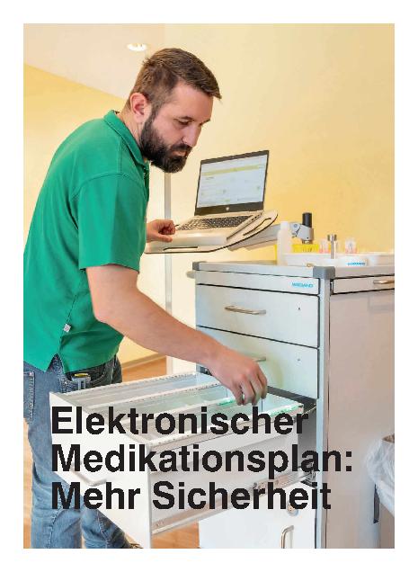Vorschauseite 1: Elektronischer Medikationsplan: Mehr Sicherheit