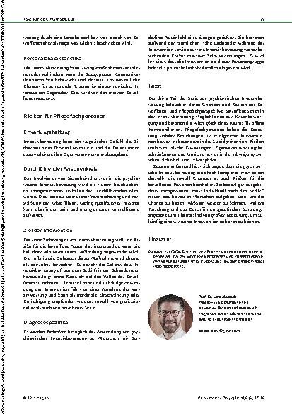 Vorschauseite 3: Chancen und Risiken Intensivbetreuung – Teil 3
