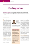 Vorschauseite 1: Ein Wegweiser