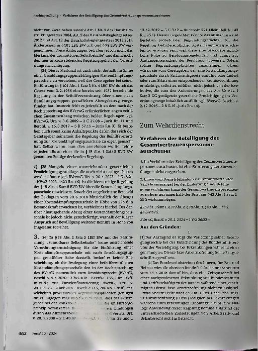 Vorschauseite 6: Zum Beamtenrecht