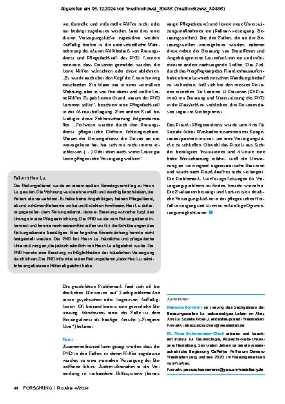 Vorschauseite 4: Pflegenotdienst Wiesbaden Erfahrungen eines kommunalen Versorgungskonzepts im GeReNet. Wi